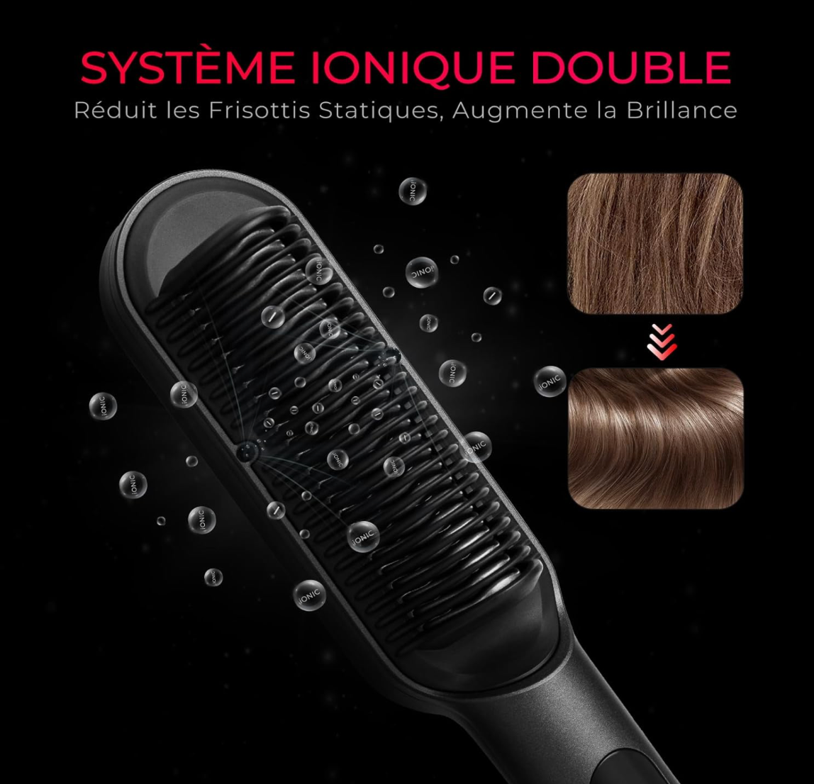Peigne Lissant Thermostatique – Sublimez vos cheveux